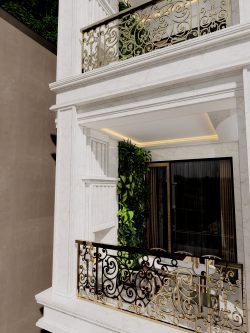 طراحی نما ساختمان ولنچک تهران آرشیتکت مجید میراحمدی